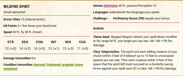 Wildfire Spirit Statblock.png
